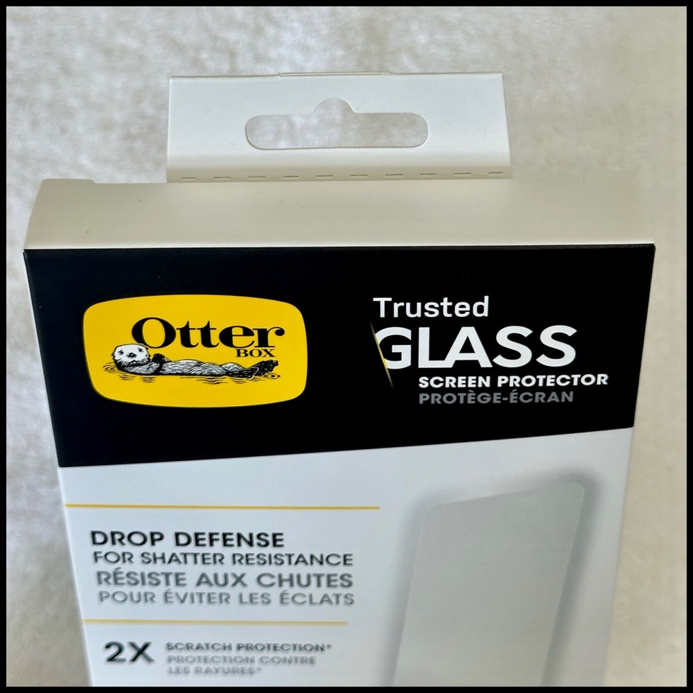 🍎🛡️iPhone14Pro💪🏼💯 Otterbox Trusted Glass IPhone 14 Pro Brand New Unopened - Picture 3 of 11